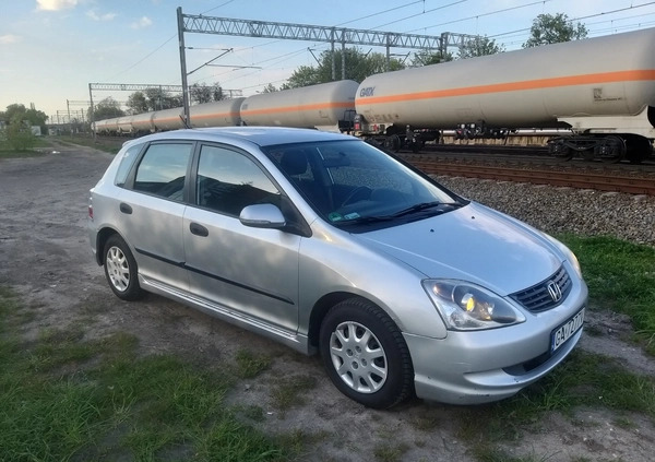 Honda Civic cena 7300 przebieg: 271000, rok produkcji 2004 z Sopot małe 631